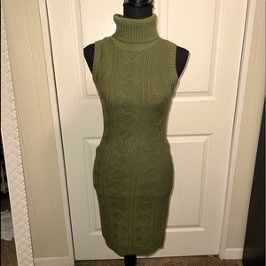 Sleeveless Turtleneck Dress